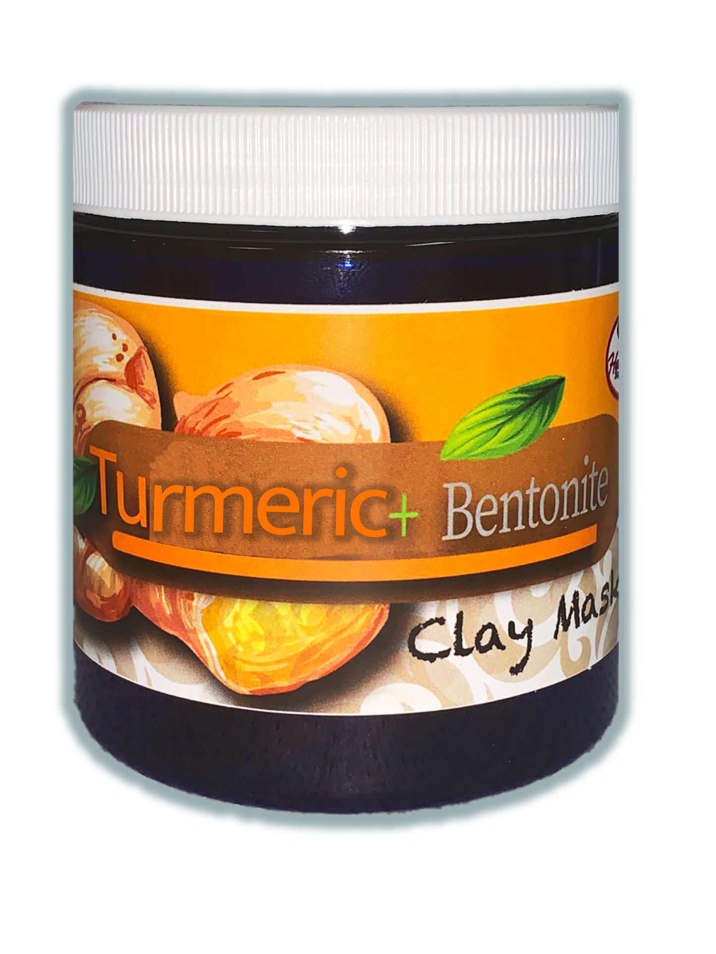 Turmeric Restore Clay Mask | Skin Balancing Mask with Turmeric and 100% Natural Calcium Bentonite Clay | Deep Pore Cleansing Facial & Body Mask | All-Natural Face Mask for Acne | Remove Toxins | Circulation Booster | Detox Clay Face Mask Made in USA - Habbie Enterprise