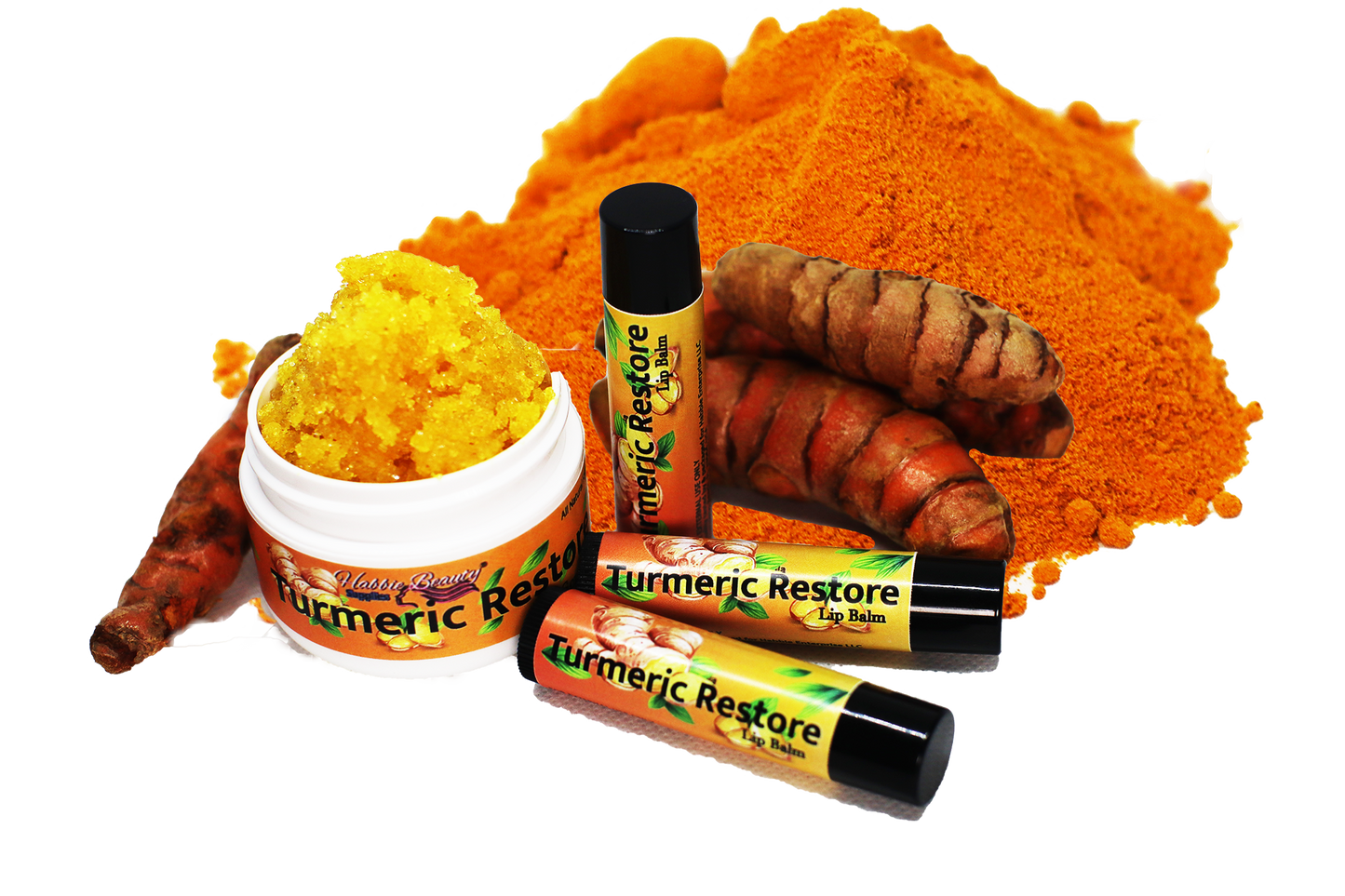 Turmeric Lip balm (3 Pack) Certified Organic | Habbie Beauty Supplies - Habbie Enterprise