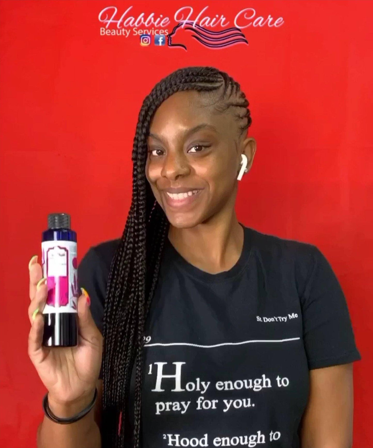 Vegan Hair Oil for Men & Women | 100% Natural Ingredients | Habbie Beauty Supplies - Habbie Enterprise