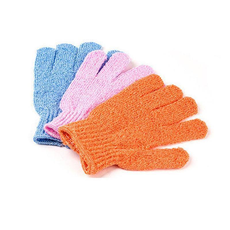 Exfoliating Bath Gloves | Face & Body Exfoliating Glove | Random Color |Skin Rubbing Mitt |nShower Scruber | Nylon Glove | Habbie Beauty - Habbie Enterprise