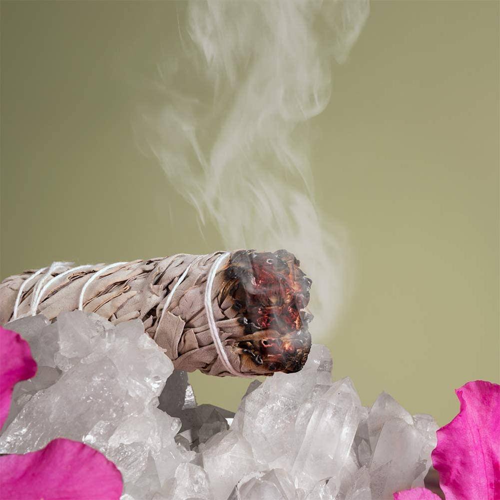 White Sage Smudge Sticks 4" Inch Smudging Wands | Habbie Beauty Supplies - Habbie Enterprise