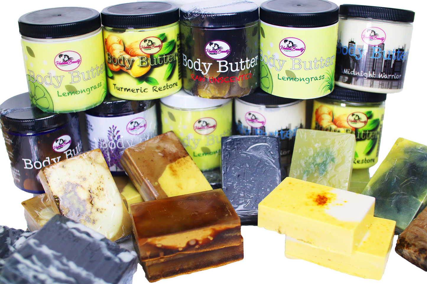 Customized Variety Soap Pack | Natural Restore | Turmeric & Hemp Restore | Skin Care Products | All Natural Ingredients | Habbie Beauty Supplies - Habbie Enterprise